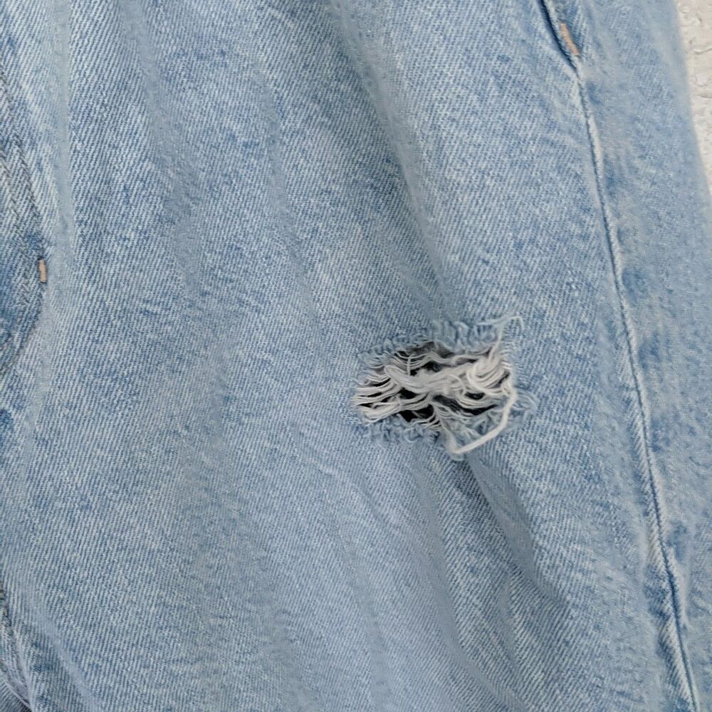 American Eagle Highest Rise 90s Boyfriend Jeans 12 Long Distressed Punk Grunge - Picture 6 of 11